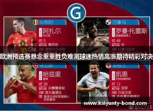 欧洲预选赛悬念重重胜负难测球迷热情高涨期待精彩对决